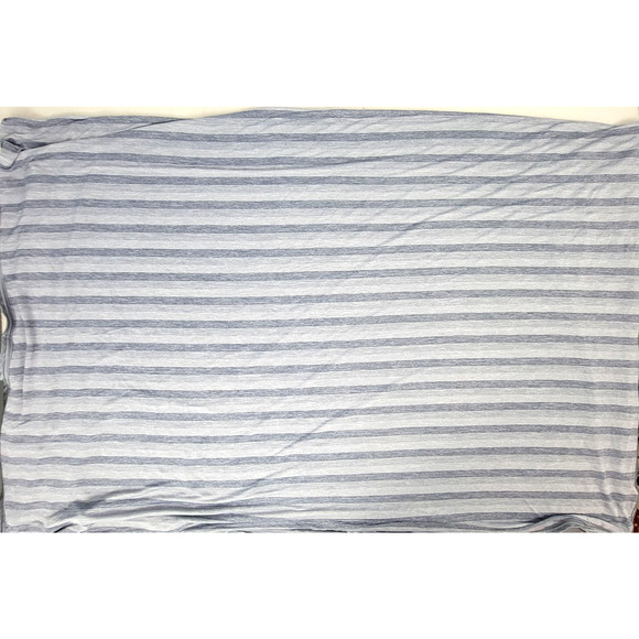 Ailemei Cooling Throw Blanket Gray Stripe 50x70 Icy Jade Fiber Summer Comfort - Picture 4 of 9